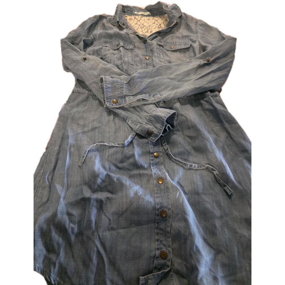 BLUSH Boutique Lined Woman's Size Small Blue Denim Jacket New